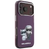 Karl Lagerfeld - IML KC Bodies Sketch Print MagSafe (KLHMP18X6HKCIDR) - iPhone 18 Pro Max / iPhone 17 Pro Max - Burgundy