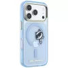 Karl Lagerfeld - IML Peekaboo Print Metal Frame MagSafe (KLHMP18L6HCPSCB) - iPhone 18 Pro / iPhone 17 Pro - Light Blue