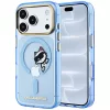 Karl Lagerfeld - IML Peekaboo Print Metal Frame MagSafe (KLHMP18L6HCPSCB) - iPhone 18 Pro / iPhone 17 Pro - Light Blue