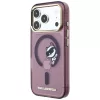 Karl Lagerfeld - IML Peekaboo Print Metal Frame MagSafe (KLHMP18X6HCPSCR) - iPhone 18 Pro Max / iPhone 17 Pro Max - Burgundy