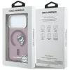 Karl Lagerfeld - IML Peekaboo Print Metal Frame MagSafe (KLHMP18X6HCPSCR) - iPhone 18 Pro Max / iPhone 17 Pro Max - Burgundy