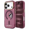 Karl Lagerfeld - IML Peekaboo Print Metal Frame MagSafe (KLHMP18X6HCPSCR) - iPhone 18 Pro Max / iPhone 17 Pro Max - Burgundy