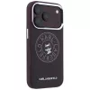 Karl Lagerfeld - Leather Point and C Sketch MagSafe (KLHMP18X6PCCPRR) - iPhone 18 Pro Max / iPhone 17 Pro Max - Burgundy