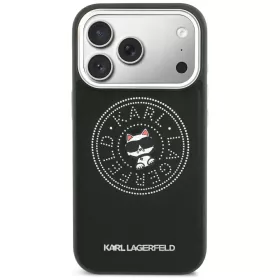   Karl Lagerfeld - Leather Point and C Sketch MagSafe (KLHMP18L6PCCPRK) - iPhone 18 Pro / iPhone 17 Pro - Black