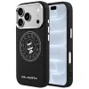 Karl Lagerfeld - Leather Point and C Sketch MagSafe (KLHMP18L6PCCPRK) - iPhone 18 Pro / iPhone 17 Pro - Black