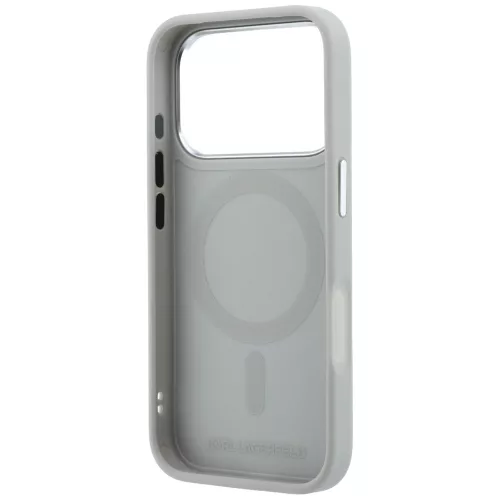 Karl Lagerfeld - Leather Point and C Sketch MagSafe (KLHMP18L6PCCPRG) - iPhone 18 Pro / iPhone 17 Pro - Grey