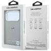 Karl Lagerfeld - Leather Point and C Sketch MagSafe (KLHMP18L6PCCPRG) - iPhone 18 Pro / iPhone 17 Pro - Grey
