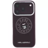 Karl Lagerfeld - Leather Point and C Sketch MagSafe (KLHMP18L6PCCPRR) - iPhone 18 Pro / iPhone 17 Pro - Burgundy