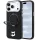 Karl Lagerfeld - Leather Ring Stand 360 C Pin MagSafe (KLHMP18LPSRSCHHK) - iPhone 18 Pro / iPhone 17 Pro - Black
