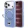 Karl Lagerfeld - Saffiano Ring Stand 360 C Pin MagSafe (KLHMP18XPSRSCHHB) - iPhone 18 Pro Max / iPhone 17 Pro Max - Light Blue