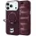 Karl Lagerfeld - Leather Ring Stand 360 C Pin MagSafe (KLHMP18XPSRSCHHR) - iPhone 18 Pro Max / iPhone 17 Pro Max - Burgundy