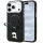 Karl Lagerfeld - Leather Ring Stand 360 K Pin MagSafe (KLHMP18LPSRSKLHK) - iPhone 18 Pro / iPhone 17 Pro - Black