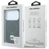 Karl Lagerfeld - Leather Ring Stand 360 K Pin MagSafe (KLHMP18LPSRSKLHK) - iPhone 18 Pro / iPhone 17 Pro - Black