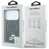 Karl Lagerfeld - Leather Ring Stand 360 KC Pin MagSafe (KLHMP18XPSRSKCHK) - iPhone 18 Pro Max / iPhone 17 Pro Max - Black