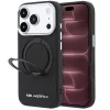 Karl Lagerfeld - Ring Stand 360 Saffiano MagSafe (KLHMP18X6PSARSKMK) - iPhone 18 Pro Max / iPhone 17 Pro Max - Black