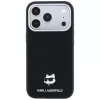 Karl Lagerfeld - Grained Leather C Head Metal MagSafe (KLHMP18X6PSCHLK) - iPhone 18 Pro Max / iPhone 17 Pro Max - Black