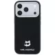 Karl Lagerfeld - Grained Leather C Head Metal MagSafe (KLHMP18X6PSCHLK) - iPhone 18 Pro Max / iPhone 17 Pro Max - Black