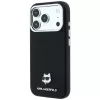 Karl Lagerfeld - Grained Leather C Head Metal MagSafe (KLHMP18X6PSCHLK) - iPhone 18 Pro Max / iPhone 17 Pro Max - Black