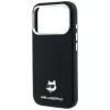 Karl Lagerfeld - Grained Leather C Head Metal MagSafe (KLHMP18X6PSCHLK) - iPhone 18 Pro Max / iPhone 17 Pro Max - Black
