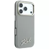 Karl Lagerfeld - Saffiano Small Script Metal Logo MagSafe (KLHMP18L6PWSKSE) - iPhone 18 Pro / iPhone 17 Pro - Taupe