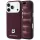 Karl Lagerfeld - Grained Leather Choupette Head MagSafe (KLHMP18X6PSCHLR) - iPhone 18 Pro Max / iPhone 17 Pro Max  - Burgundy