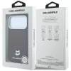 Karl Lagerfeld - Grained Leather Choupette Head MagSafe (KLHMP18X6PSCHLR) - iPhone 18 Pro Max / iPhone 17 Pro Max  - Burgundy