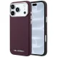 Karl Lagerfeld - Grained Leather Elongated Logo MagSafe (KLHMP18LPSWGKLR) - iPhone 18 Pro / iPhone 17 Pro - Burgundy