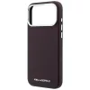 Karl Lagerfeld - Grained Leather Elongated Logo MagSafe (KLHMP18LPSWGKLR) - iPhone 18 Pro / iPhone 17 Pro - Burgundy