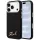 Karl Lagerfeld - Saffiano Small Script Metal Logo MagSafe (KLHMP18L6PWSKSK) - iPhone 18 Pro / iPhone 17 Pro - Black