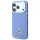 Karl Lagerfeld - Grained Leather KC Heads Metal MagSafe (KLHMP18X6PSKCHLB) - iPhone 18 Pro Max / iPhone 17 Pro Max - Light Blue