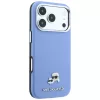 Karl Lagerfeld - Grained Leather KC Heads Metal MagSafe (KLHMP18X6PSKCHLB) - iPhone 18 Pro Max / iPhone 17 Pro Max - Light Blue