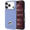 Karl Lagerfeld - Grained Leather KC Heads Metal MagSafe (KLHMP18X6PSKCHLB) - iPhone 18 Pro Max / iPhone 17 Pro Max - Light Blue