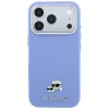 Karl Lagerfeld - Grained Leather KC Heads Metal MagSafe (KLHMP18L6PSKCHLB) - iPhone 18 Pro / iPhone 17 Pro - Light Blue