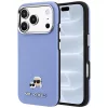 Karl Lagerfeld - Grained Leather KC Heads Metal MagSafe (KLHMP18L6PSKCHLB) - iPhone 18 Pro / iPhone 17 Pro - Light Blue