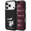 Karl Lagerfeld - Leather Smooth Choupette Sketch MagSafe (KLHMP18X6PWCIKDK) - iPhone 18 Pro Max / iPhone 17 Pro Max - Black