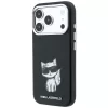 Karl Lagerfeld - Leather Smooth Choupette Sketch MagSafe (KLHMP18X6PWCIKDK) - iPhone 18 Pro Max / iPhone 17 Pro Max - Black