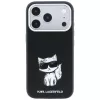 Karl Lagerfeld - Leather Smooth Choupette Sketch MagSafe (KLHMP18X6PWCIKDK) - iPhone 18 Pro Max / iPhone 17 Pro Max - Black