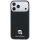 Karl Lagerfeld - Grained Leather KH Metal MagSafe (KLHMP18L6PSKHLK) - iPhone 18 Pro / iPhone 17 Pro - Black