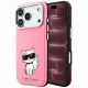 Karl Lagerfeld - Smooth Leather Choupette Sketch MagSafe (KLHMP18X6PWCIKDP) - iPhone 18 Pro Max / iPhone 17 Pro Max - Pink