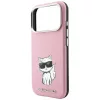 Karl Lagerfeld - Smooth Leather Choupette Sketch MagSafe (KLHMP18X6PWCIKDP) - iPhone 18 Pro Max / iPhone 17 Pro Max - Pink