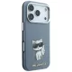 Karl Lagerfeld - Smooth Leather Choupette Sketch MagSafe (KLHMP18X6PWCIKDB) - iPhone 18 Pro Max / iPhone 17 Pro Max - Light Blue