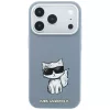 Karl Lagerfeld - Smooth Leather Choupette Sketch MagSafe (KLHMP18X6PWCIKDB) - iPhone 18 Pro Max / iPhone 17 Pro Max - Light Blue