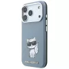 Karl Lagerfeld - Smooth Leather Choupette Sketch MagSafe (KLHMP18X6PWCIKDB) - iPhone 18 Pro Max / iPhone 17 Pro Max - Light Blue