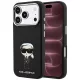 Karl Lagerfeld - Smooth Leather Ikonik Sketch MagSafe (KLHMP18X6PWKIKDK) - iPhone 18 Pro Max / iPhone 17 Pro Max - Black