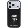 Karl Lagerfeld - Smooth Leather Ikonik Sketch MagSafe (KLHMP18X6PWKIKDK) - iPhone 18 Pro Max / iPhone 17 Pro Max - Black
