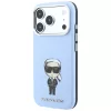 Karl Lagerfeld - Smooth Leather Ikonik Sketch MagSafe (KLHMP18X6PWKIKDB) - iPhone 18 Pro Max / iPhone 17 Pro Max - Light Blue