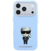 Karl Lagerfeld - Smooth Leather Ikonik Sketch MagSafe (KLHMP18X6PWKIKDB) - iPhone 18 Pro Max / iPhone 17 Pro Max - Light Blue
