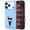Karl Lagerfeld - Smooth Leather Ikonik Sketch MagSafe (KLHMP18X6PWKIKDB) - iPhone 18 Pro Max / iPhone 17 Pro Max - Light Blue