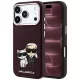 Karl Lagerfeld - Smooth Leather KC Bodies Sketch MagSafe (KLHMP18X6PWKCIDR) - iPhone 18 Pro Max / iPhone 17 Pro Max - Burgundy
