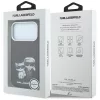 Karl Lagerfeld - Smooth Leather KC Bodies Sketch MagSafe (KLHMP18X6PWKCIDR) - iPhone 18 Pro Max / iPhone 17 Pro Max - Burgundy